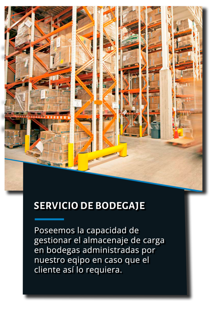 Servicio de bodegaje